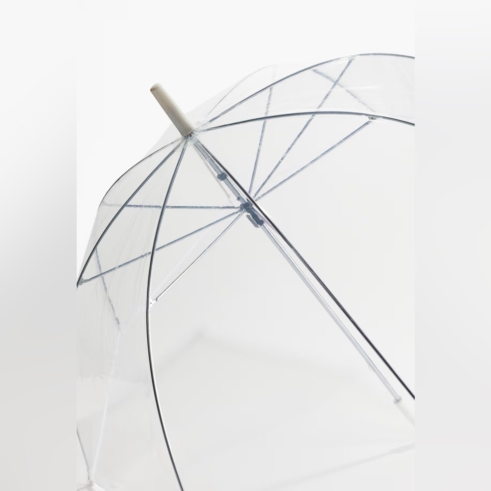 H&M Clear Umbrella with White‎ Handle - Picture 2 of 9